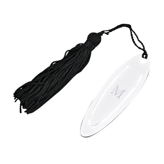 Personalized Oval Shaped Bookmark and Tassel